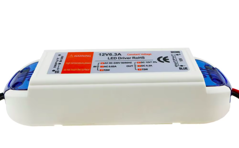 Fuente de alimentación para  plástica LED, DC12V/60W/5A