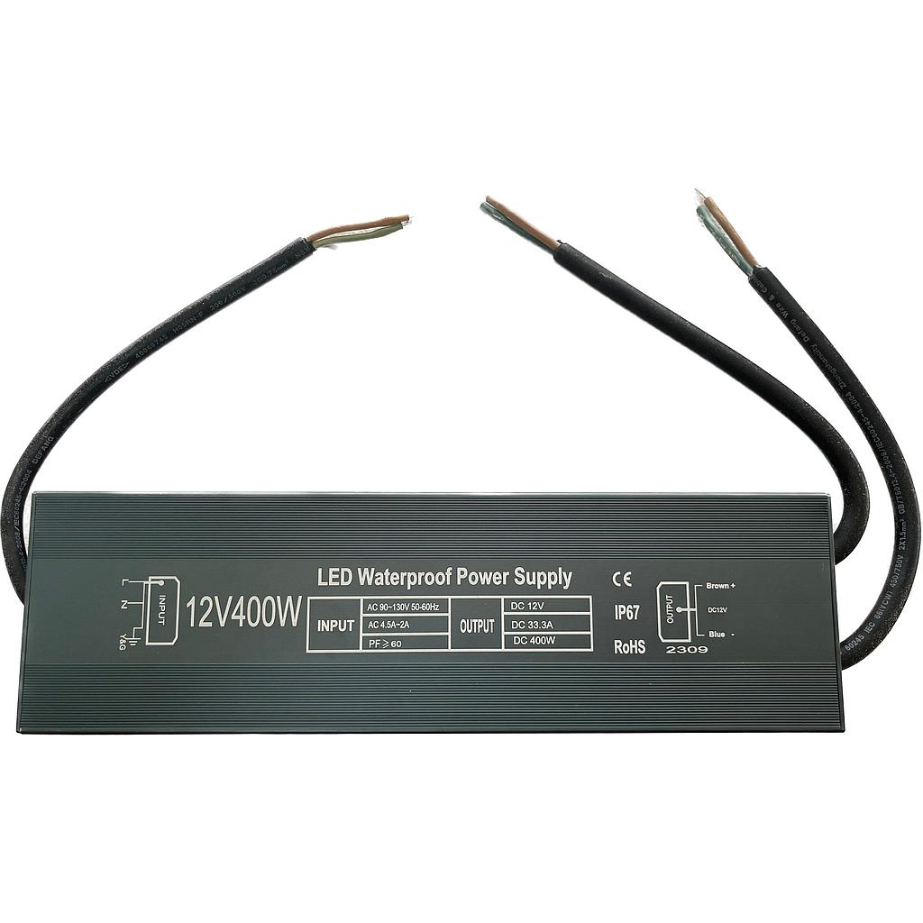 Fuente de alimentación IP67, DC12V/400W/33.33A